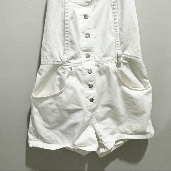 Vintage VICTORIA’S SECRET MODA INTERNATIONAL Women’s White Halter Romper Size S - Picture 4 of 6